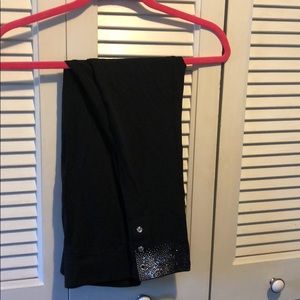 Christine Alexander Bling Black Leggings